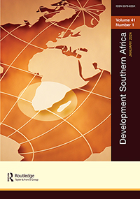 Cover image for Development Southern Africa, Volume 41, Issue 1