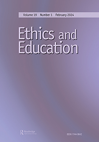 Cover image for Ethics and Education, Volume 19, Issue 1