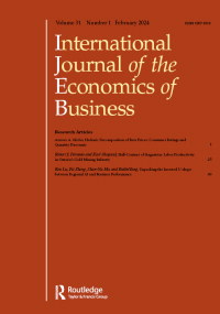 Cover image for International Journal of the Economics of Business, Volume 31, Issue 1