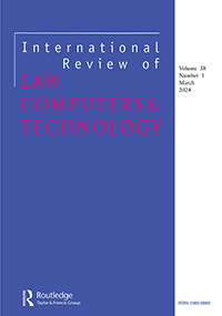Cover image for International Review of Law, Computers & Technology, Volume 38, Issue 1