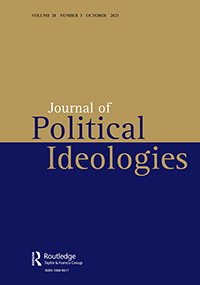 Cover image for Journal of Political Ideologies, Volume 28, Issue 3