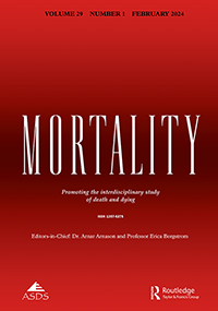 Cover image for Mortality, Volume 29, Issue 1