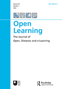 Cover image for Open Learning: The Journal of Open, Distance and e-Learning, Volume 39, Issue 1