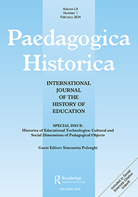Cover image for Paedagogica Historica, Volume 60, Issue 1