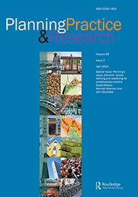 Cover image for Planning Practice & Research, Volume 39, Issue 2