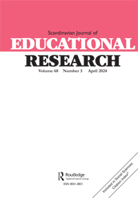 Cover image for Scandinavian Journal of Educational Research, Volume 68, Issue 3