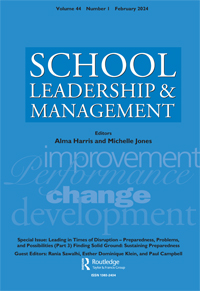 Cover image for School Leadership & Management, Volume 44, Issue 1