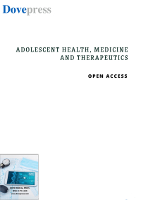 Cover image for Adolescent Health, Medicine and Therapeutics, Volume 14, Issue 