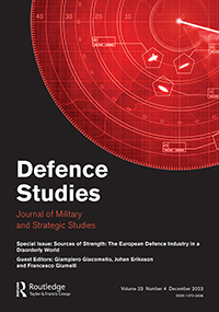 Cover image for Defence Studies, Volume 23, Issue 4