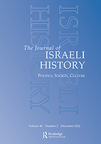 Cover image for Journal of Israeli History, Volume 40, Issue 2