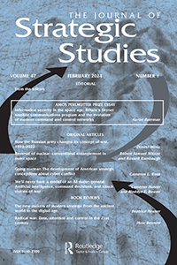 Cover image for Journal of Strategic Studies, Volume 47, Issue 1