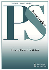 Cover image for Prose Studies, Volume 43, Issue 1