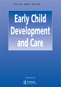 Cover image for Early Child Development and Care, Volume 194, Issue 3