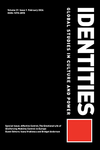 Cover image for Identities, Volume 31, Issue 1