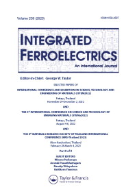 Cover image for Integrated Ferroelectrics, Volume 239, Issue 1