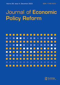 Cover image for Journal of Economic Policy Reform, Volume 26, Issue 4