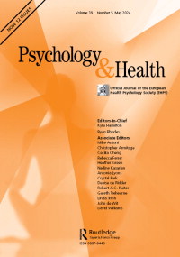 Cover image for Psychology & Health, Volume 39, Issue 5