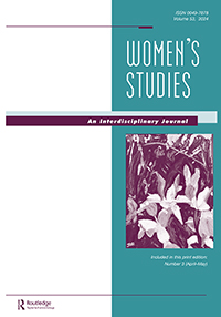 Cover image for Women's Studies, Volume 53, Issue 3