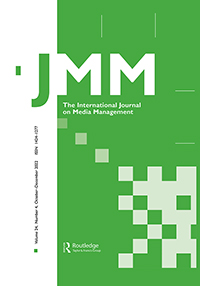 Cover image for International Journal on Media Management, Volume 24, Issue 4