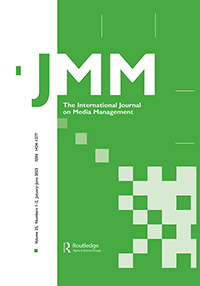 Cover image for International Journal on Media Management, Volume 25, Issue 1-2