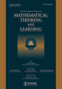 Cover image for Mathematical Thinking and Learning, Volume 26, Issue 1