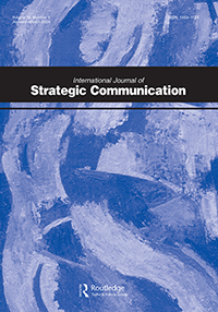 Cover image for International Journal of Strategic Communication, Volume 18, Issue 1