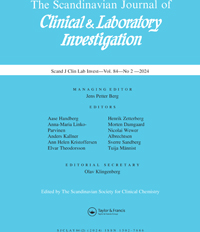Cover image for Scandinavian Journal of Clinical and Laboratory Investigation, Volume 84, Issue 2