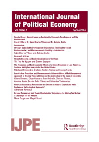 Cover image for International Journal of Political Economy, Volume 53, Issue 1