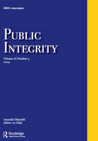 Cover image for Public Integrity, Volume 26, Issue 3