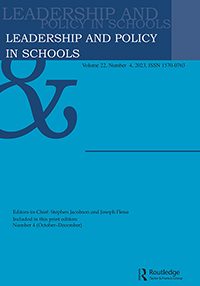 Cover image for Leadership and Policy in Schools, Volume 22, Issue 4