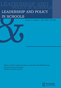 Cover image for Leadership and Policy in Schools, Volume 23, Issue 1