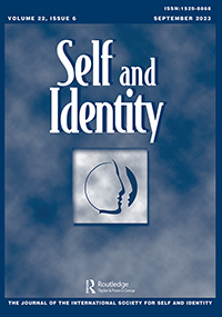 Cover image for Self and Identity, Volume 22, Issue 6