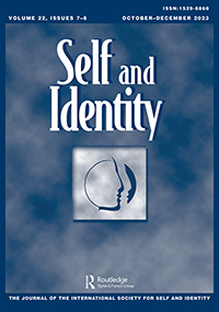 Cover image for Self and Identity, Volume 22, Issue 7-8