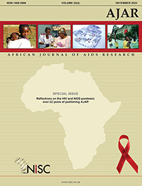 Cover image for African Journal of AIDS Research, Volume 22, Issue 4