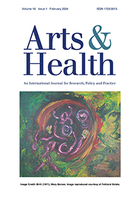 Cover image for Arts & Health, Volume 16, Issue 1