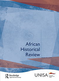Cover image for African Historical Review, Volume 54, Issue 1