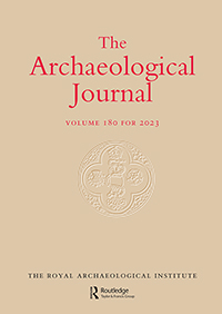 Cover image for Archaeological Journal, Volume 180, Issue 1