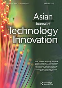 Cover image for Asian Journal of Technology Innovation, Volume 31, Issue 3