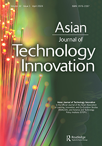 Cover image for Asian Journal of Technology Innovation, Volume 32, Issue 1