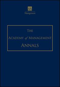 Cover image for The Academy of Management Annals, Volume 9, Issue 1