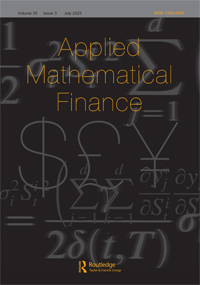 Cover image for Applied Mathematical Finance, Volume 30, Issue 3