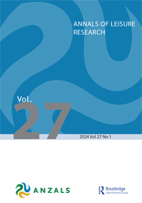 Cover image for Annals of Leisure Research, Volume 27, Issue 1