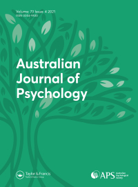 Cover image for Australian Journal of Psychology, Volume 75, Issue 1