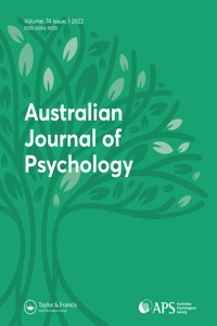 Cover image for Australian Journal of Psychology, Volume 76, Issue 1