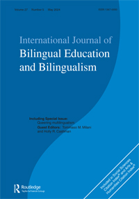 Cover image for International Journal of Bilingual Education and Bilingualism, Volume 27, Issue 5