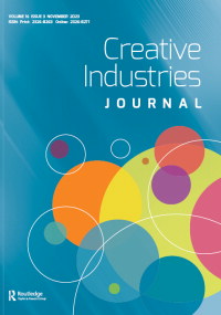 Cover image for Creative Industries Journal, Volume 16, Issue 3