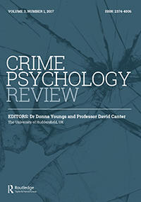 Cover image for Crime Psychology Review, Volume 3, Issue 1
