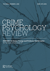 Cover image for Crime Psychology Review, Volume 4, Issue 1