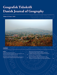 Cover image for Geografisk Tidsskrift-Danish Journal of Geography, Volume 122, Issue 2