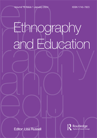Cover image for Ethnography and Education, Volume 19, Issue 1